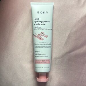 3 Tubes Boka Cherry Blossom n-Ha Toothpaste Vegan, Free of Fluoride SLS Parabens